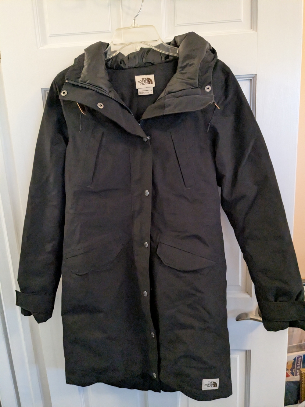 The North Face Women's Black Long Insulated Parka Coat